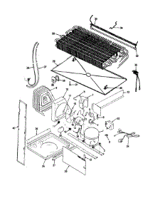Unit Compartment & System parts for Magic Chef Top-Mount Refrigerator RB21KA-4AT-CL72A from AppliancePartsPros.com