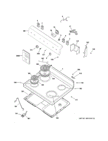 Control Panel & Cooktop parts for Hot Point Electric Range RB525DH2WW from AppliancePartsPros.com