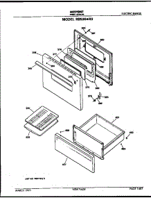 Door And Drawer parts for Hot Point Electric Range RB536*R3 from AppliancePartsPros.com