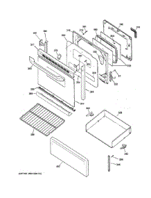 Door & Drawer Parts parts for Hot Point Electric Range RB720DH1WW from AppliancePartsPros.com
