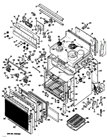 Range Assembly parts for Hot Point Electric Range RB942G*02 from AppliancePartsPros.com