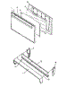 Oven Door And Backgaurd Assy
