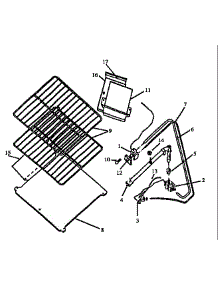 Gas Components parts for Caloric Gas Range RBK24AA093M-P1143136NW from AppliancePartsPros.com