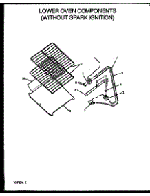 Lower Oven Components (W /  Spark Ignition) (Rbl22aaw / P1142716nw) (Rbl22aal / P1142716nl) (Rbp22aaw / P1142331nw) (Rbp22aal / P1142331nl) (Rbp24aaw / P1142332nw) (Rbp24aal / P1142332nl) (Rbl26aaw / P1142717nw) (Rbl26aal / P1142717nl) (Rbp26aaw / P1142333nw) (Rbp26aal / P1142 parts for Caloric Gas Range RBK28FGL/P1142379NL from AppliancePartsPros.com