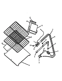 Lower Oven Components parts for Caloric Gas Range RBK29AA093M/P1142950NW from AppliancePartsPros.com