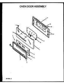 Oven Door Assembly (Rbl22aaw / P1142716nw) (Rbl22aal / P1142716nl) (Rbp22aaw / P1142331nw) (Rbp22aal / P1142331nl) (Rbk22aal / P1142355nl) (Rbk22aaw / P1142355nw) (Rbp24aaw / P1142332nw) (Rbp24aal / P1142332nl) (Rbk24aal / P1142356nl) (Rbk24aaw / P1142356nw) (Rbl26aaw / P11427 parts for Amana Gas Range RBP26AAW/P1142333NW from AppliancePartsPros.com