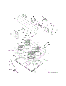 Control Panel & Cooktop parts for Hot Point Electric Range RBS160DM2WW from AppliancePartsPros.com