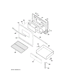 Door & Drawer Parts parts for Hot Point Electric Range RBS330DR1WW from AppliancePartsPros.com