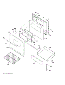 Door & Drawer Parts parts for Hot Point Electric Range RBS330DR2WW from AppliancePartsPros.com