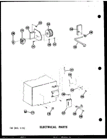 Electrical Parts (Rc-10Pb / P71304-2M) (Rc-10D / P71305-2M) parts for Amana Countertop Microwave RC-10D/P71305-2M from AppliancePartsPros.com