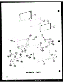 Exterior Parts (Rc-10Pb / P71304-1M) (Rc-10D / P71305-1M) parts for Amana Countertop Microwave RC-10D/P71305-2M from AppliancePartsPros.com