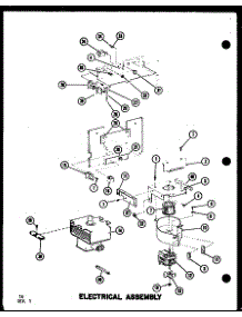 Electrical Assembly parts for Amana Countertop Microwave RC-10S/P73829-4M from AppliancePartsPros.com