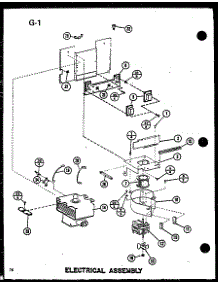Electrical Assembly parts for Amana Countertop Microwave RC-10SD/P75750-2M from AppliancePartsPros.com
