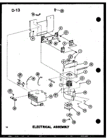 Electrical Assembly parts for Amana Countertop Microwave RC-10SD/P75750-4M from AppliancePartsPros.com