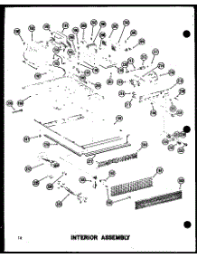 Interior Assembly (Rc-14 / P72100-1M) (Rc-14 / P72100-3M) (Rc-14 / P72100-6M) (Rc-20 / P72100-4M) (Rc-20 / P72100-2M) (Rc-20 / P72100-5M) parts for Amana Countertop Microwave RC-14/P72100-1M from AppliancePartsPros.com