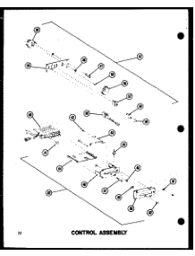 Control Assembly (Rc14 / P72100-1M) (Rc20 / P72100-2M) parts for Amana Countertop Microwave RC-14/P72100-6M from AppliancePartsPros.com