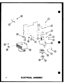 Electrical Assembly parts for Amana Countertop Microwave RC-14/P72100-7M from AppliancePartsPros.com