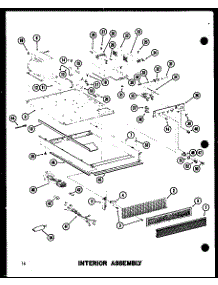 Interior Assembly parts for Amana Countertop Microwave RC-14/P72100-7M from AppliancePartsPros.com