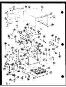 Outer Case parts for Amana Countertop Microwave RC-14B/P73550-1M from AppliancePartsPros.com