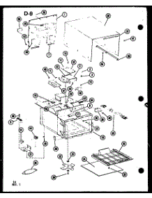 Cabinet parts for Amana Countertop Microwave RC-14S/P73824-5M from AppliancePartsPros.com