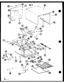 Cabinet Parts parts for Amana Countertop Microwave RC-14T/P73824-6M from AppliancePartsPros.com
