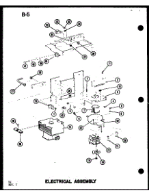 Electrical Assembly parts for Amana Countertop Microwave RC-14T/P73824-6M from AppliancePartsPros.com