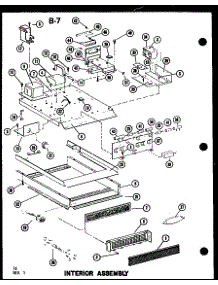 Interior Assembly parts for Amana Countertop Microwave RC-14T/P73824-6M from AppliancePartsPros.com