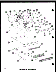 Interior Assembly (Rc14 / P72100-1M) (Rc20 / P72100-2M) parts for Amana Countertop Microwave RC-20/P72100-2M from AppliancePartsPros.com