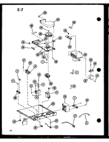 Interior Controls parts for Amana Countertop Microwave RC-6D/P73860-1M from AppliancePartsPros.com