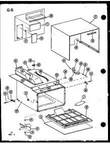 (Rc-6Pb / P73860-10M) (Rc-6D / P73860-11M) parts for Amana Countertop Microwave RC-6D/P73860-5M from AppliancePartsPros.com
