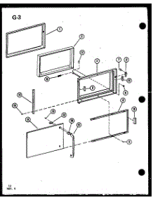 (Rc-6Pb / P73860-10M) (Rc-6D / P73860-11M) parts for Amana Countertop Microwave RC-6PB/P73860-2M from AppliancePartsPros.com
