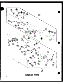 Interior Parts (Rc-7Pb / P71300-2M) (Rc-7D / P71301-2M) parts for Amana Countertop Microwave RC-7D/P71301-2M from AppliancePartsPros.com