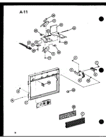 Grille parts for Amana Countertop Microwave RC-8/P75260-3M from AppliancePartsPros.com