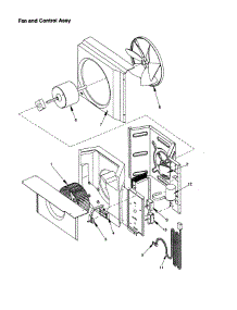 Fan And Control Assembly parts for Amana Room Air Conditioner RC04880A1D/PRC04880A1DA from AppliancePartsPros.com