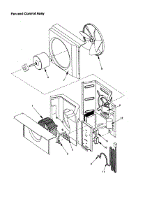 Fan And Control Assembly parts for Amana Room Air Conditioner RC04880A1D/PRC04880A1DB from AppliancePartsPros.com