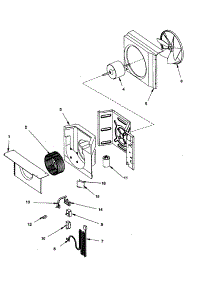 Fan And Control Assembly parts for Amana Room Air Conditioner RC04880A1DR REV B from AppliancePartsPros.com