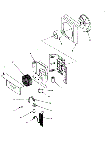 Fan And Control Assembly parts for Amana Room Air Conditioner RC05010A1DR REV A from AppliancePartsPros.com