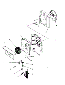 Fan And Control Assembly parts for Amana Room Air Conditioner RC06010A1DR REV B from AppliancePartsPros.com