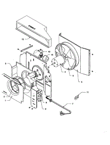Fan And Control Assembly parts for Amana Room Air Conditioner RC06090M1DR REV A from AppliancePartsPros.com