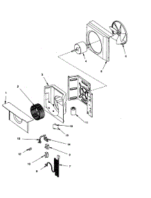 Fan And Control Assembly parts for Amana Room Air Conditioner RC07090A1DR REV B from AppliancePartsPros.com