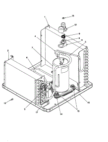 Evaporator / Condenser / Compressor parts for Amana Room Air Conditioner RC10190A1D REV G from AppliancePartsPros.com
