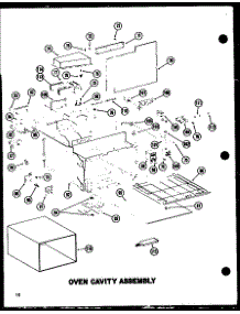Oven Cavity Assembly parts for Amana Countertop Microwave RC10A-DD/P72091-3M from AppliancePartsPros.com