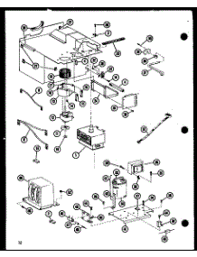 Transformer And Magnetron parts for Amana Countertop Microwave RC10B-DD/P73547-2M from AppliancePartsPros.com