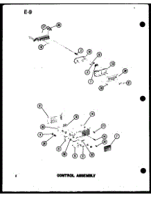 Control Assembly parts for Amana Countertop Microwave RC10B-PB/P74582-2M from AppliancePartsPros.com