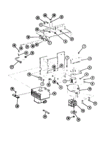 Electrical Assy parts for Amana Countertop Microwave RC14S-P7382407M from AppliancePartsPros.com