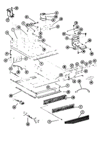 Interior Assy parts for Amana Countertop Microwave RC14S-P7382407M from AppliancePartsPros.com