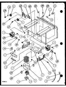 Blower parts for Amana Microwave RC14SE-P1104106M from AppliancePartsPros.com
