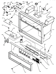 Control Panel Assembly parts for Amana Microwave RC16SE-P1104112M from AppliancePartsPros.com