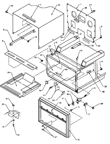 Cavity Assembly & Electrical Components parts for Amana Microwave RC16SE-P1104112M from AppliancePartsPros.com