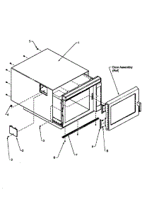 Outercase Assembly parts for Amana Microwave RC22-P1107909M from AppliancePartsPros.com